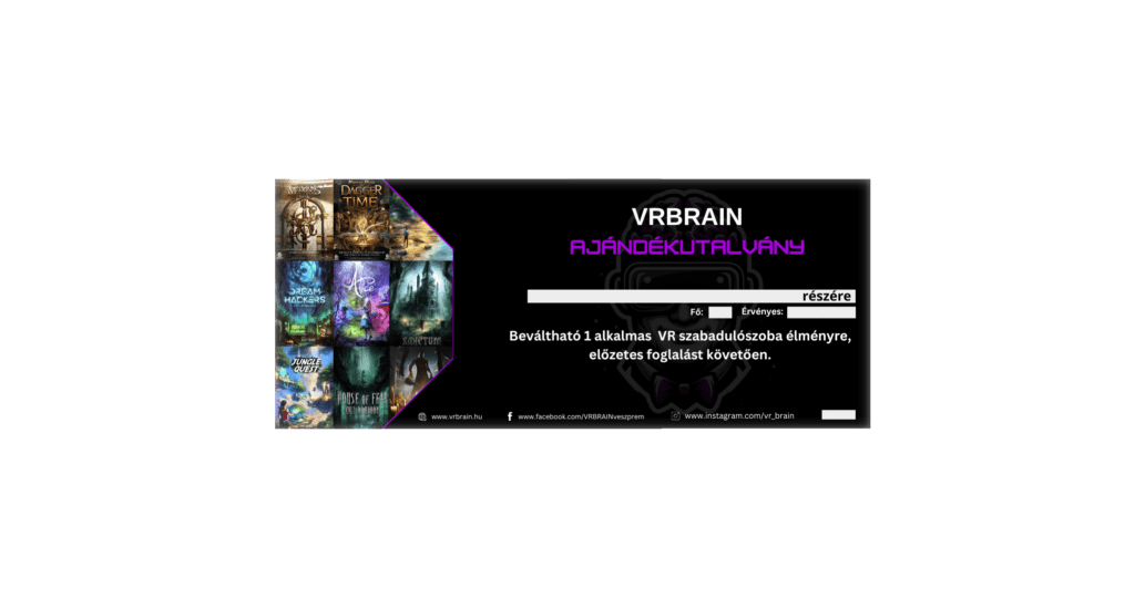 Veszprém szabadulószoba ajándékutalvány